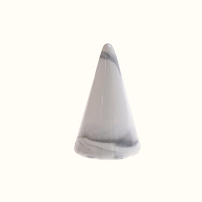 Porte bague cône marbre