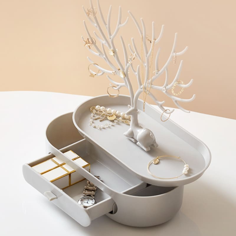 Porte-bijoux 2-en-1 cerf