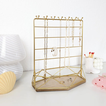 Porte bijoux métal doré