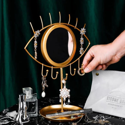 Porte bijoux miroir oeil