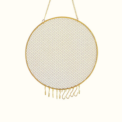 Porte-bijoux mural attrape-rêve en métal