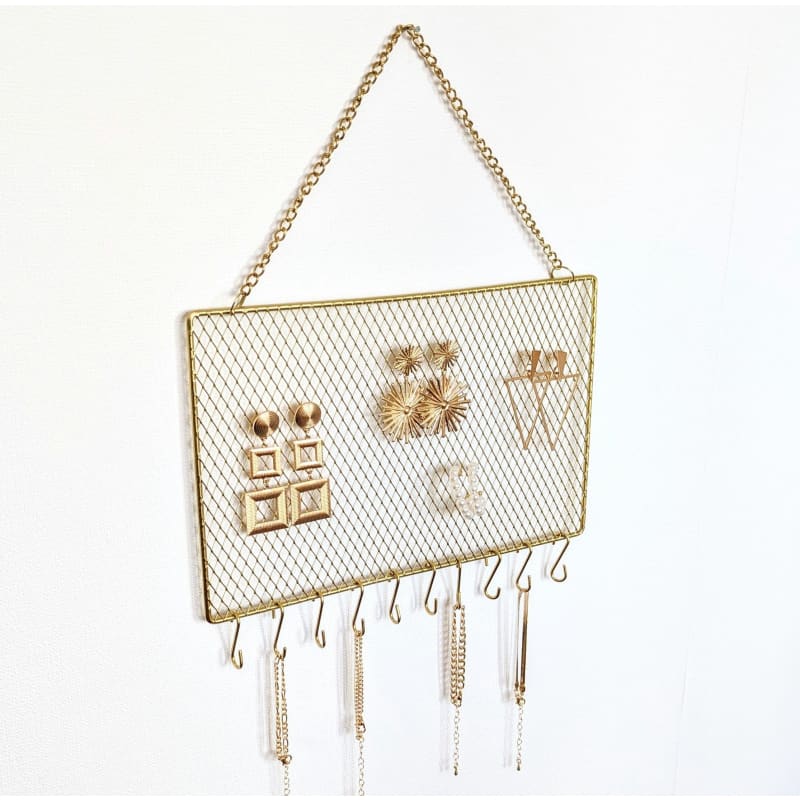 Porte bijoux mural design en métal