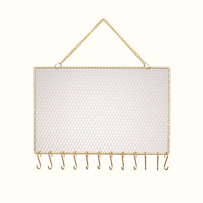 Porte bijoux mural design en métal