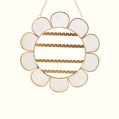 Porte-bijoux mural fleur