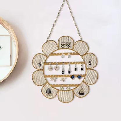 Porte-bijoux mural fleur