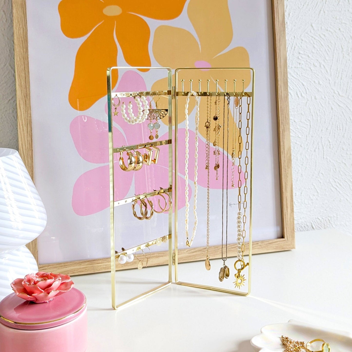 Porte bijoux paravent