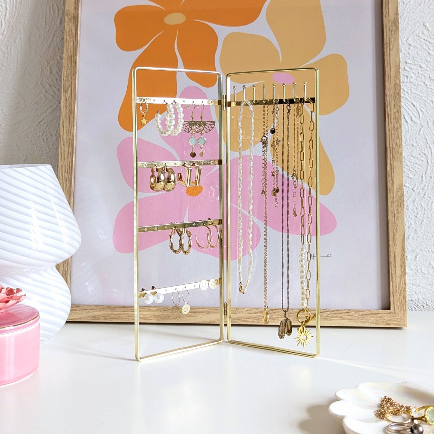 Porte bijoux paravent