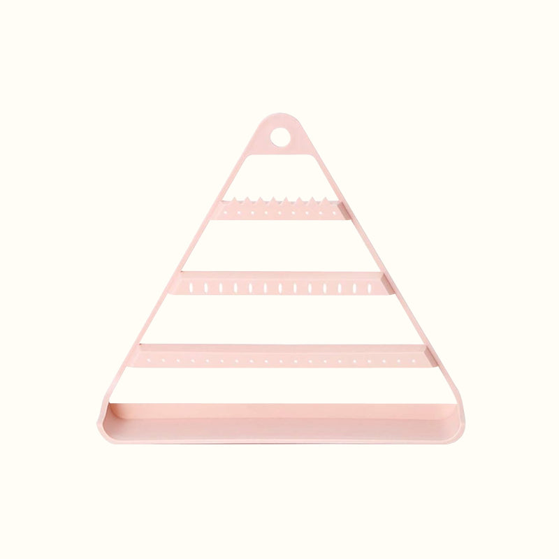 Porte-boucles d’oreilles pyramide mural