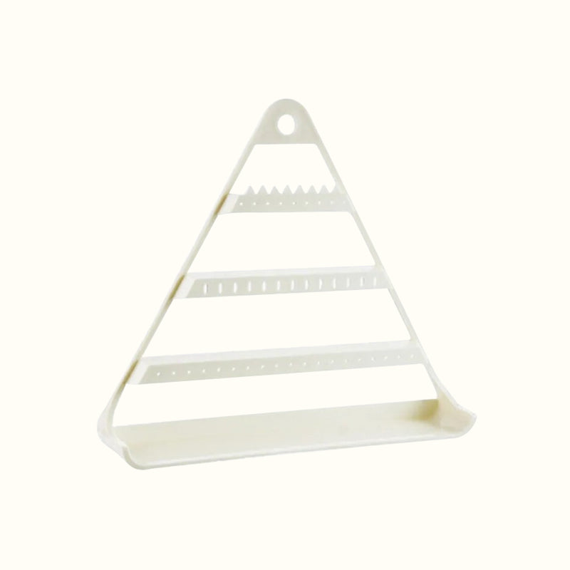 Porte-boucles d’oreilles pyramide mural