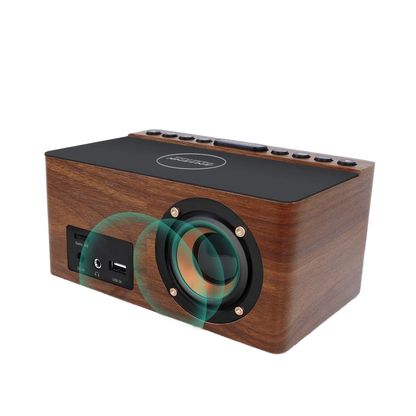 Radio réveil bois induction