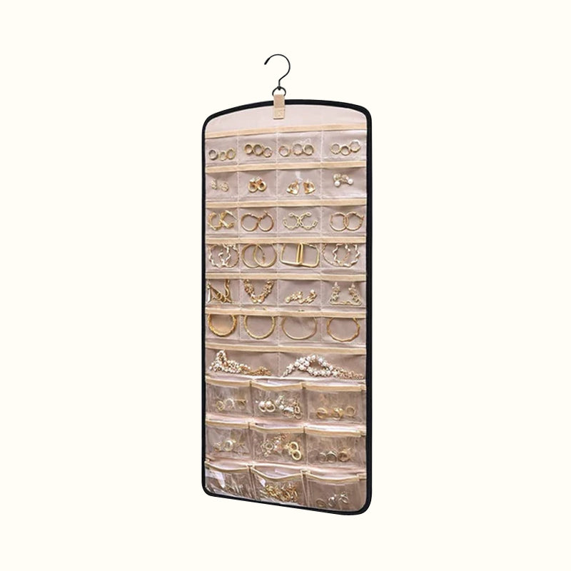 Rangement pour bijoux mural cintre