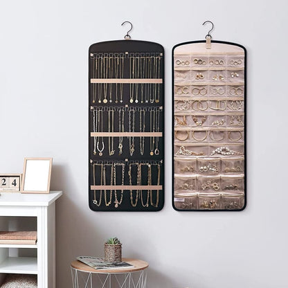 Rangement pour bijoux mural cintre