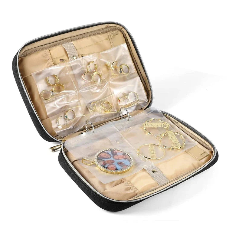 Sacoche de rangement pour bijoux en tissus