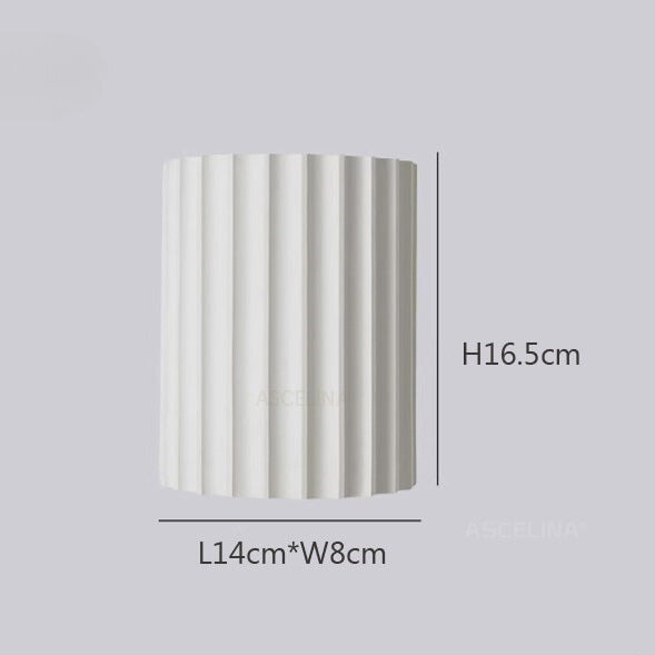 Applique Murale Design Moderne – Lampe à Abat-jour Froncé