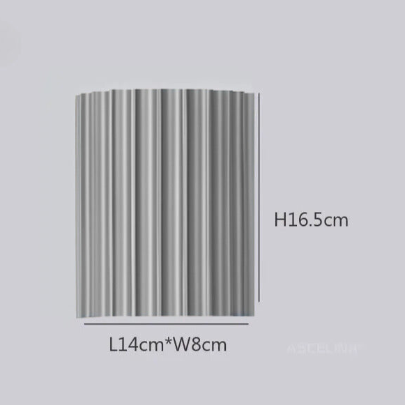 Applique Murale Design Moderne – Lampe à Abat-jour Froncé