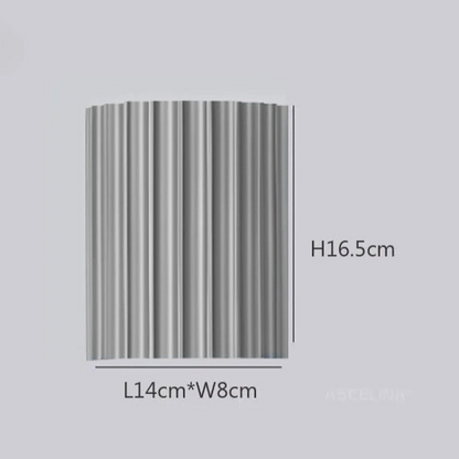 Applique Murale Design Moderne – Lampe à Abat-jour Froncé