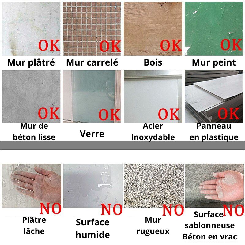 [PACK 10 pcs] Panneau mural 3D Premium - Brique (5,39 m²)