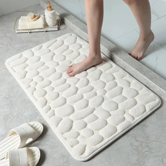 Tapis GaletConfort anti - dérapant et ultra - Absorbant - 40x60cm / Blanc