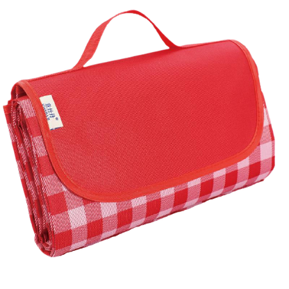 tapis couverture picnic carreaux rouges
