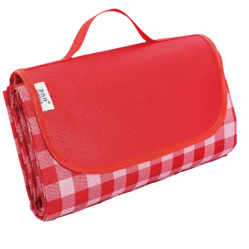 tapis couverture picnic carreaux rouges