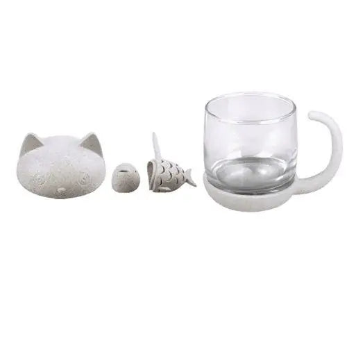 Tasse à Thé Chat avec Infuseur