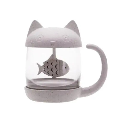 Tasse à Thé Chat avec Infuseur