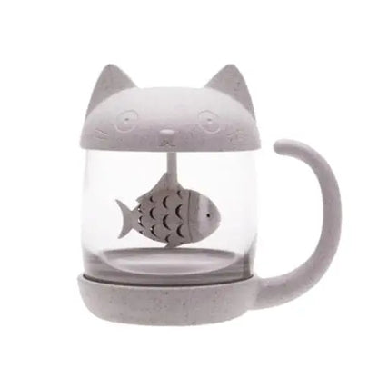 Tasse à Thé Chat avec Infuseur