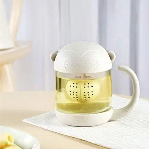 Tasse à Thé Singe avec Infuseur