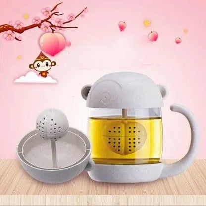 Tasse à Thé Singe avec Infuseur