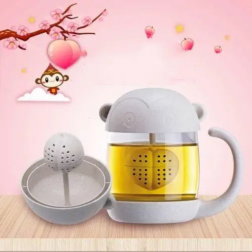 Tasse à Thé Singe avec Infuseur