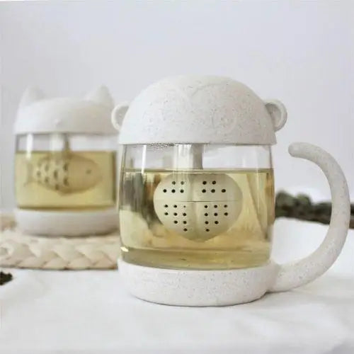 Tasse à Thé Singe avec Infuseur