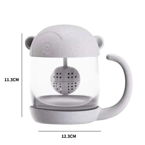 Tasse à Thé Singe avec Infuseur