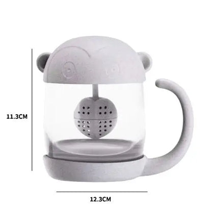Tasse à Thé Singe avec Infuseur