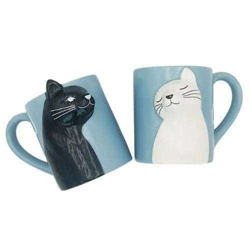 Tasse Chat Noir Blanc