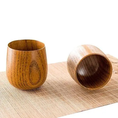 Tasse Japonaise en Bois (Lot de 2)