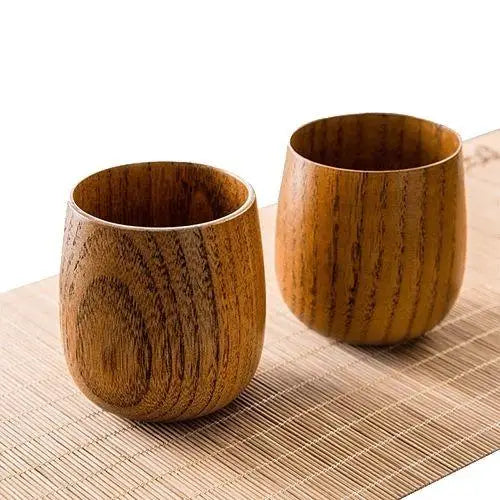 Tasse Japonaise en Bois (Lot de 2)