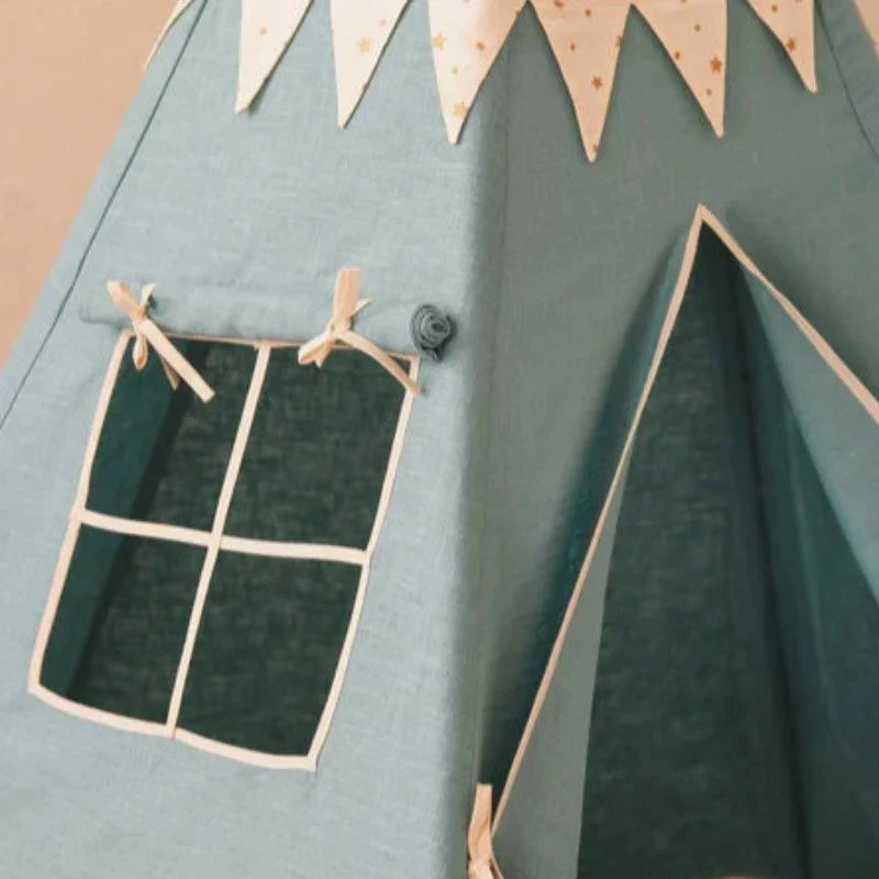 Tente tipi Gold Star avec guirlande