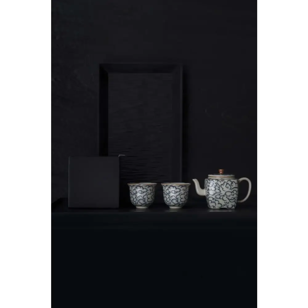 Théière carrée en porcelaine