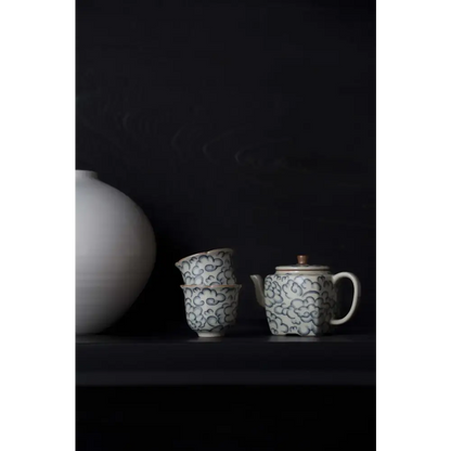 Théière carrée en porcelaine