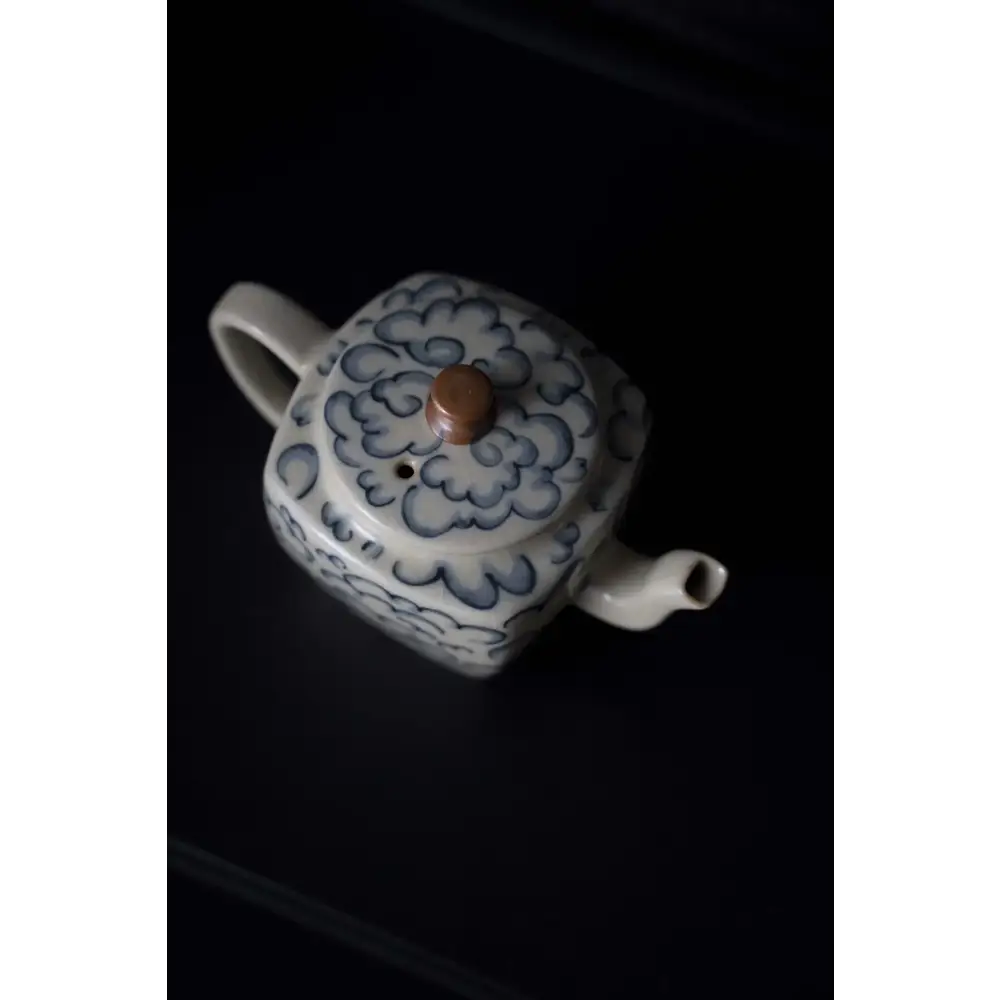 Théière carrée en porcelaine