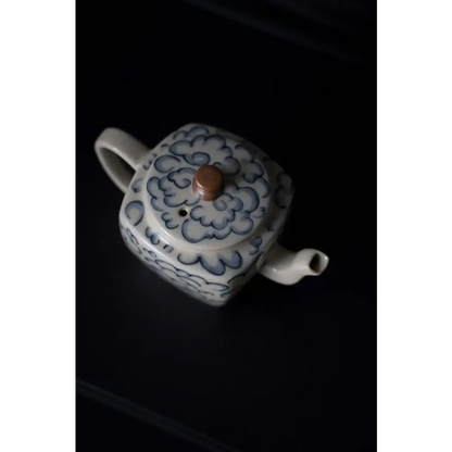 Théière carrée en porcelaine