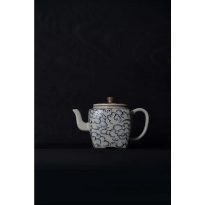 Théière carrée en porcelaine