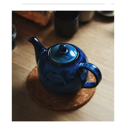Théière Céramique Bleu Nuit