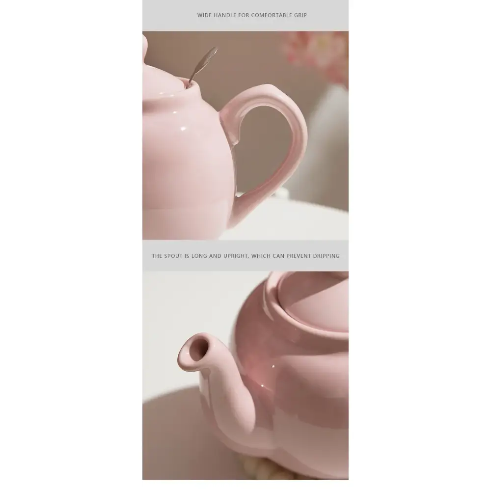 Théière Céramique Rose