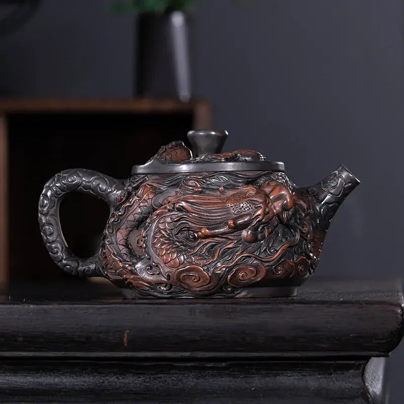 Théière Céramique Vintage Dragon