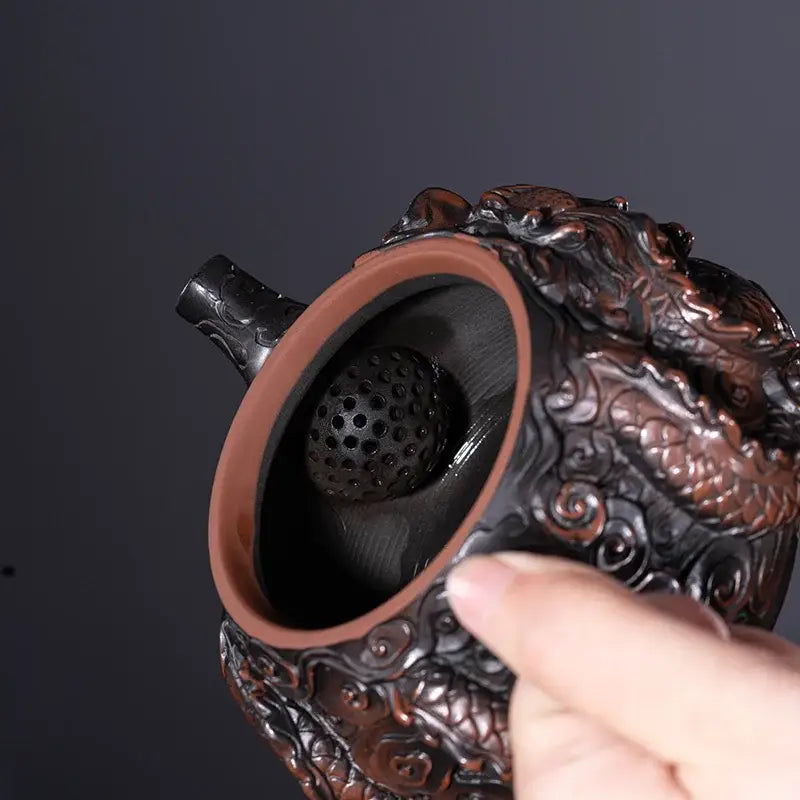Théière Céramique Vintage Dragon