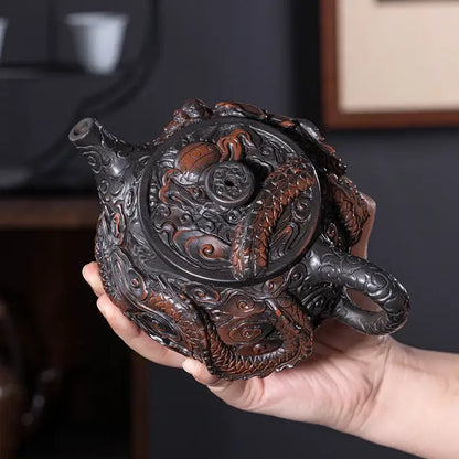 Théière Céramique Vintage Dragon