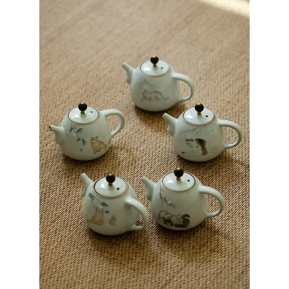 Théière Chat Céramique