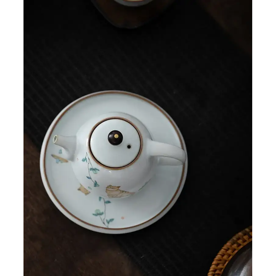 Théière Chat Céramique