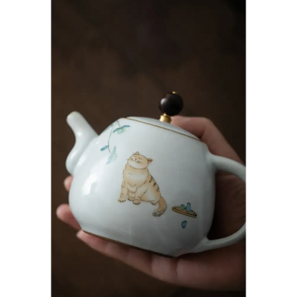 Théière Chat Céramique - 280ml
